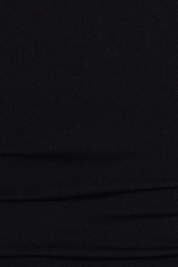 Sleek Short Sleeve Polo Top, Jet Black, large