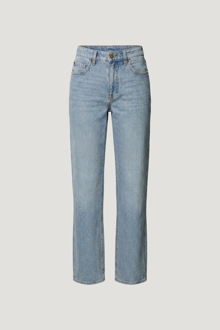 Heidi High Rise Wide Leg Jeans Medium Light Indigo / Mineral Blue large