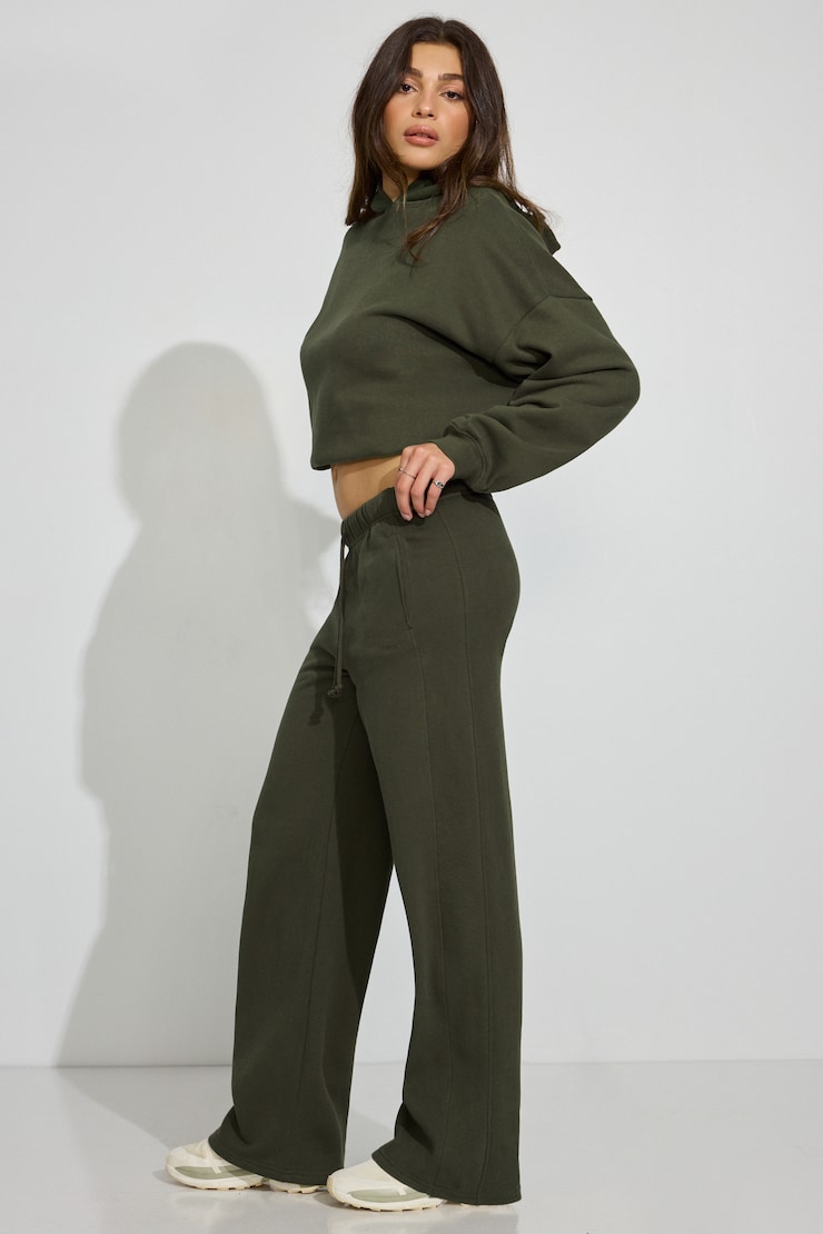UltraFleece Straight Leg Sweatpants, Martini Green, large