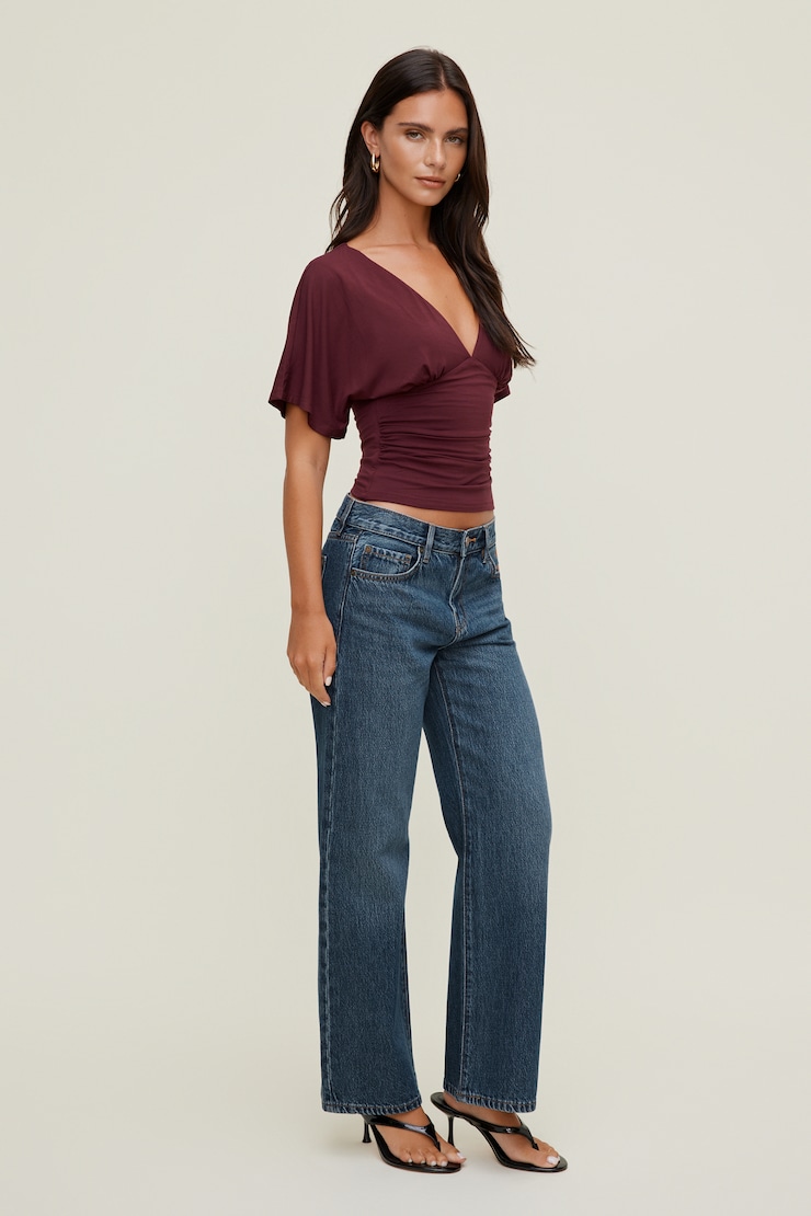 Kenzie Flutter Sleeve Top