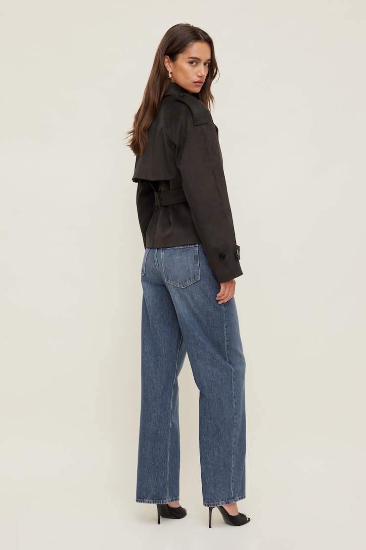 Mika Mid Rise Relaxed Straight Leg Jeans Medium Indigo / Southern Blue large