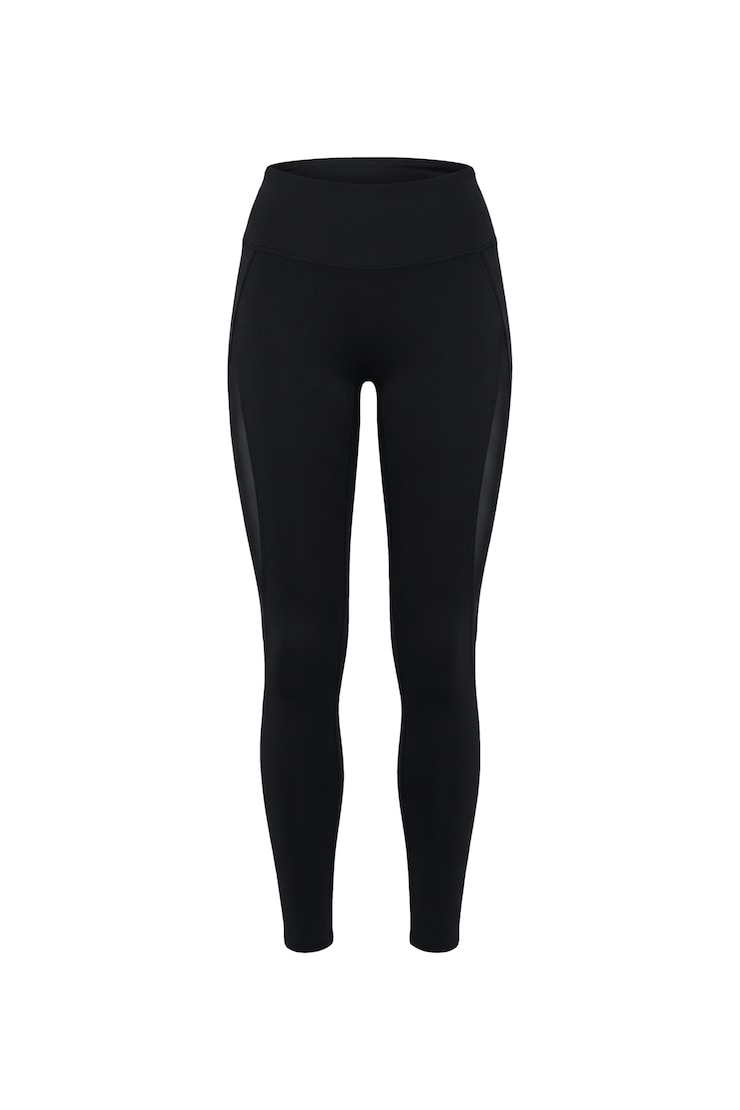 Active Mesh Leggings, Jet Black, large