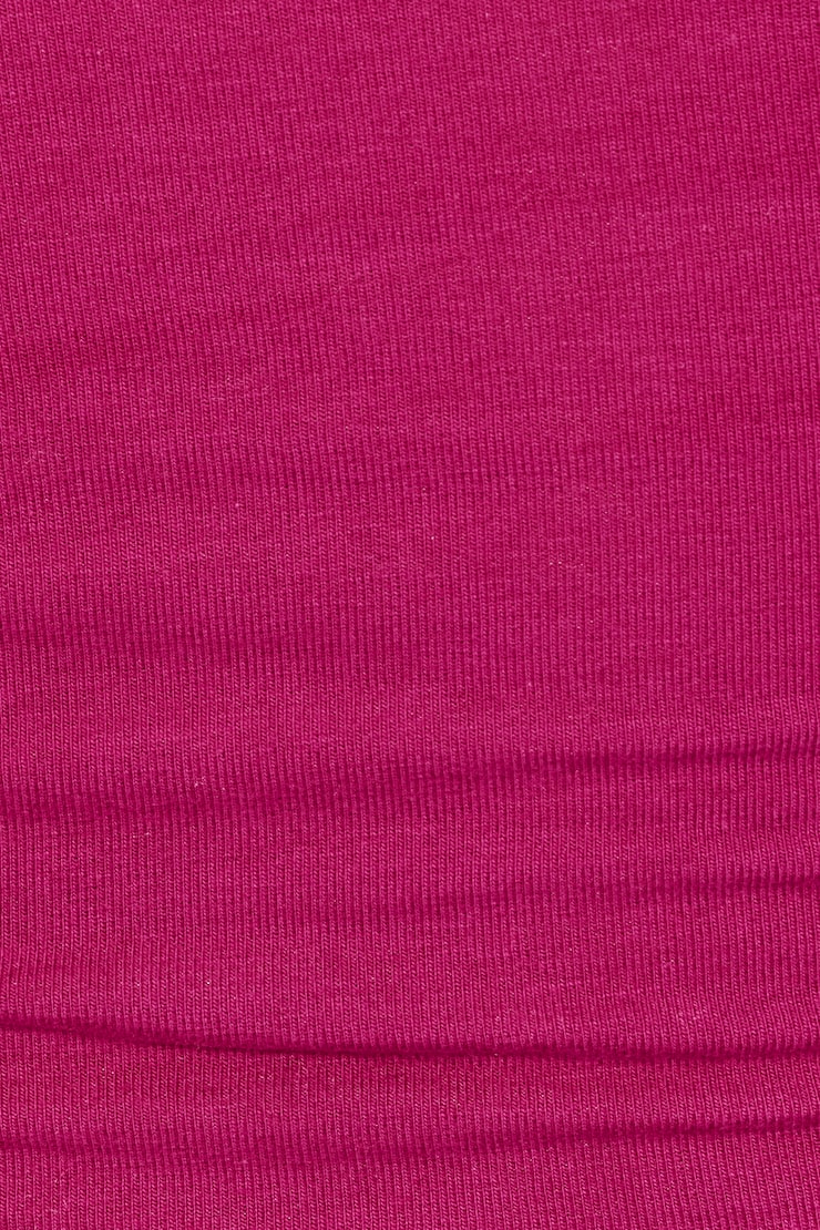 SuperSoft Crewneck Cropped T-Shirt, Raspberry Cheeks Pink, large