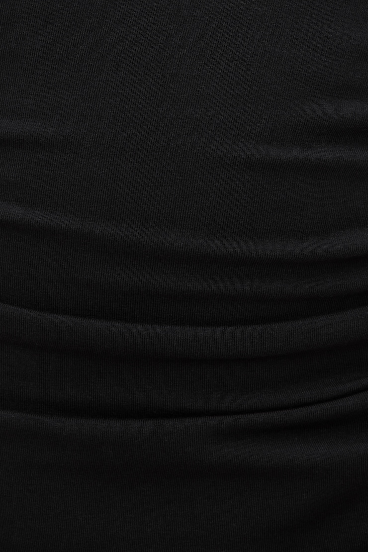 Morgan 3/4 Sleeve Mini Dress Jet Black large
