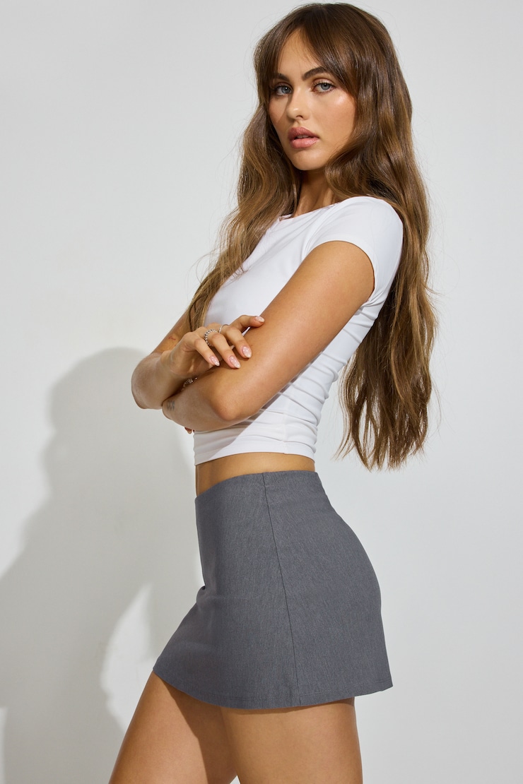 ねこS mini skort pareo gray Paris Micro Skort Gray | Garage