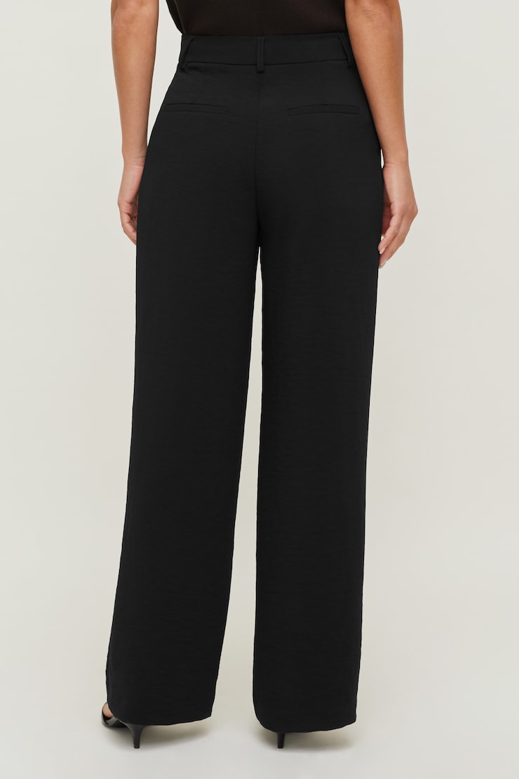 Pantalon fluide à jambe large Alex Noir encre airflow large