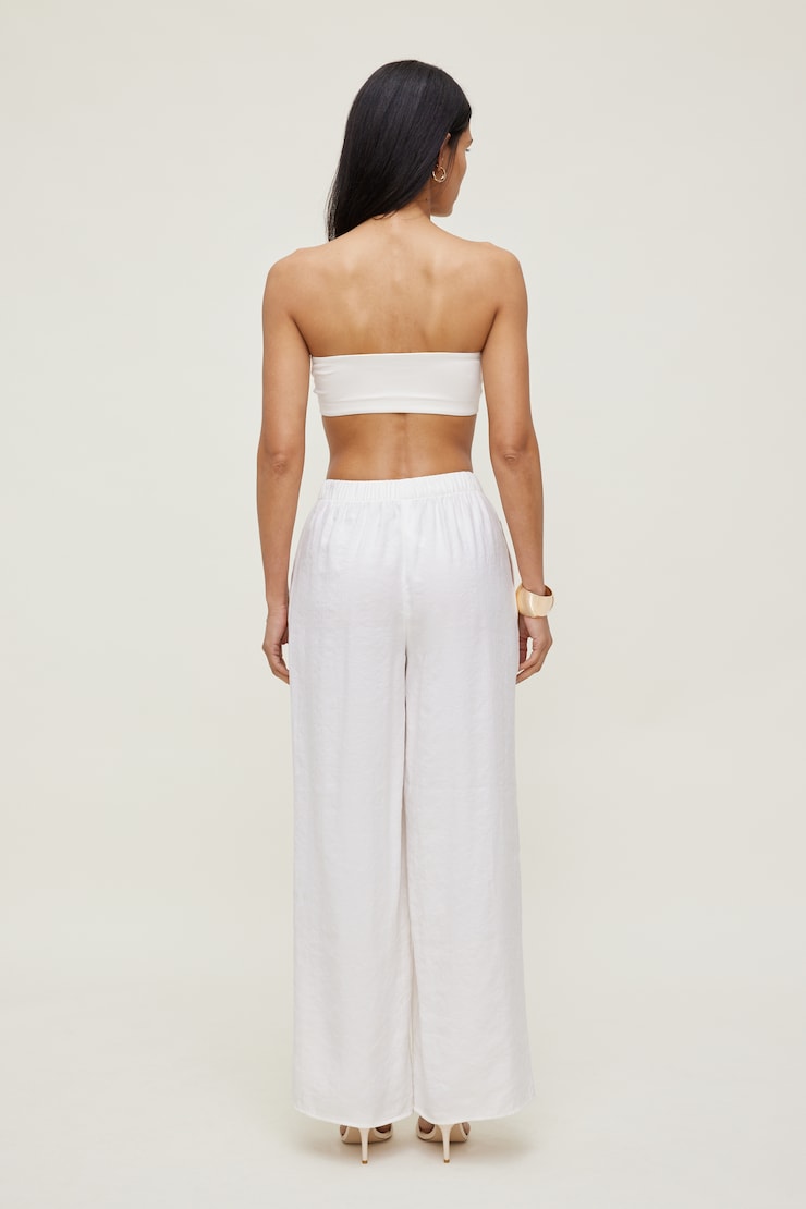 Soutien-gorge bandeau sculptant Crème sel de mer large