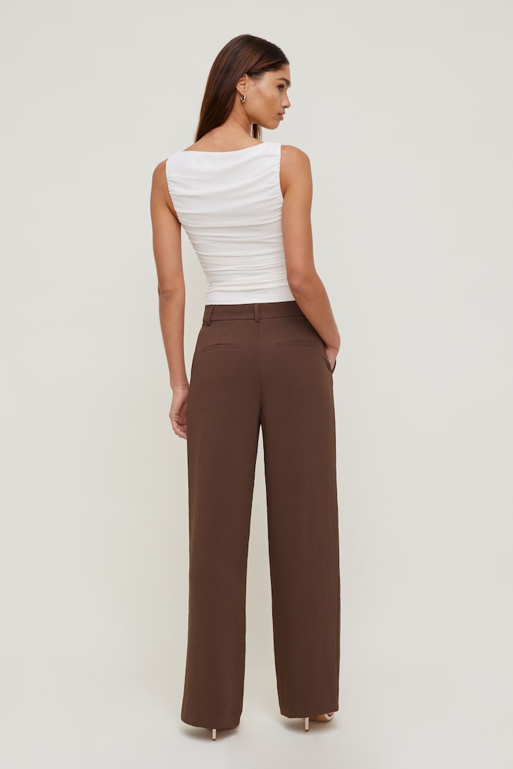 Alex Airflow Wide Leg Pants Chocolate Lab large