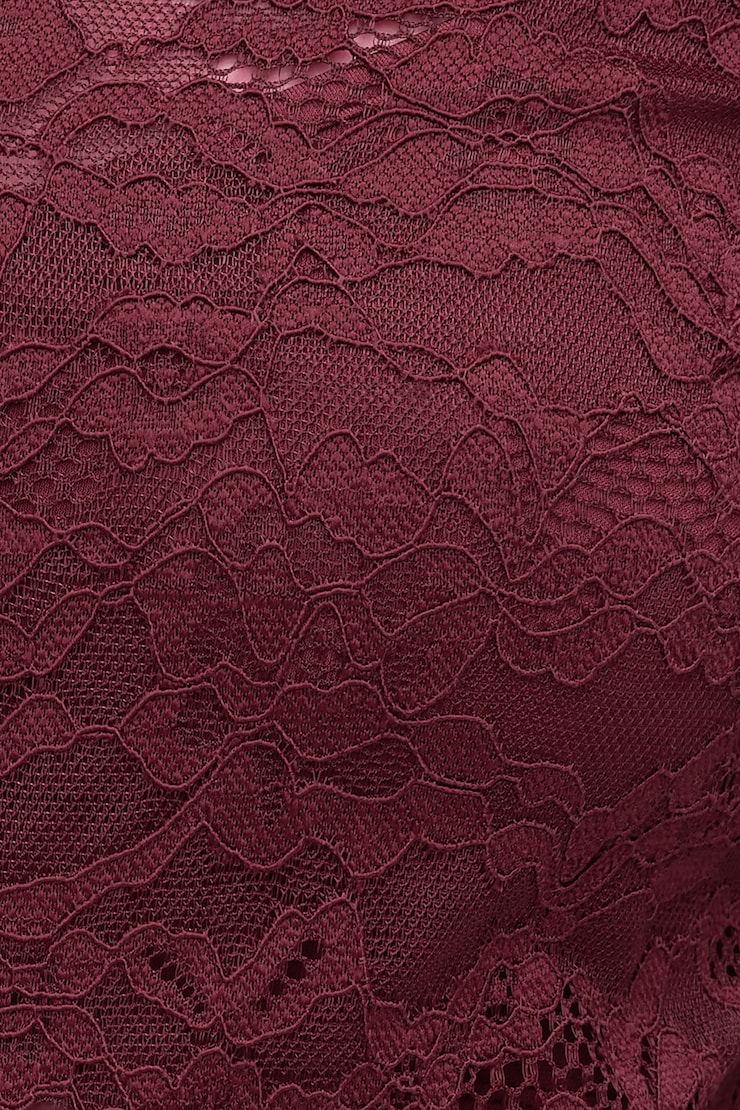 Lace Cardigan Maroon Banner large