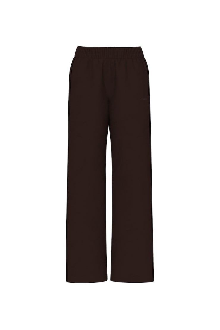 Studio Track Pants, Chocolate Mousse Brown/Jet Black, large