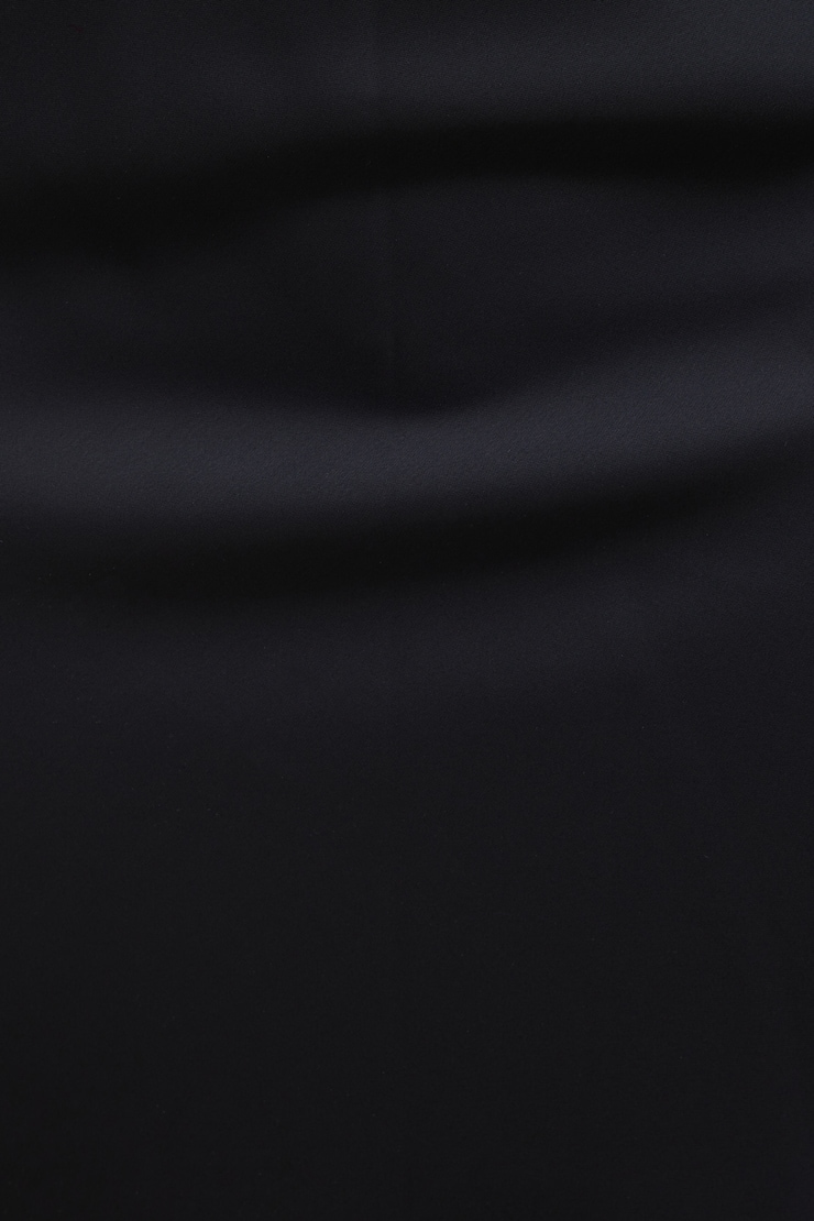 Delila Satin Midi Skirt Jet Black large