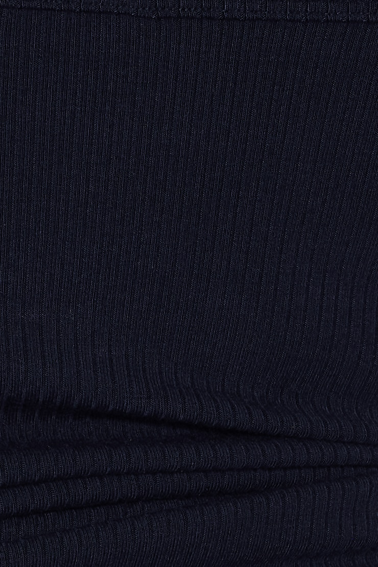 Open Neck Ribbed Cami Top, Naughty Navy, large