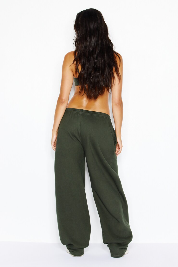 UltraFleece Barrel Leg Sweatpants, Olive Obsession, large
