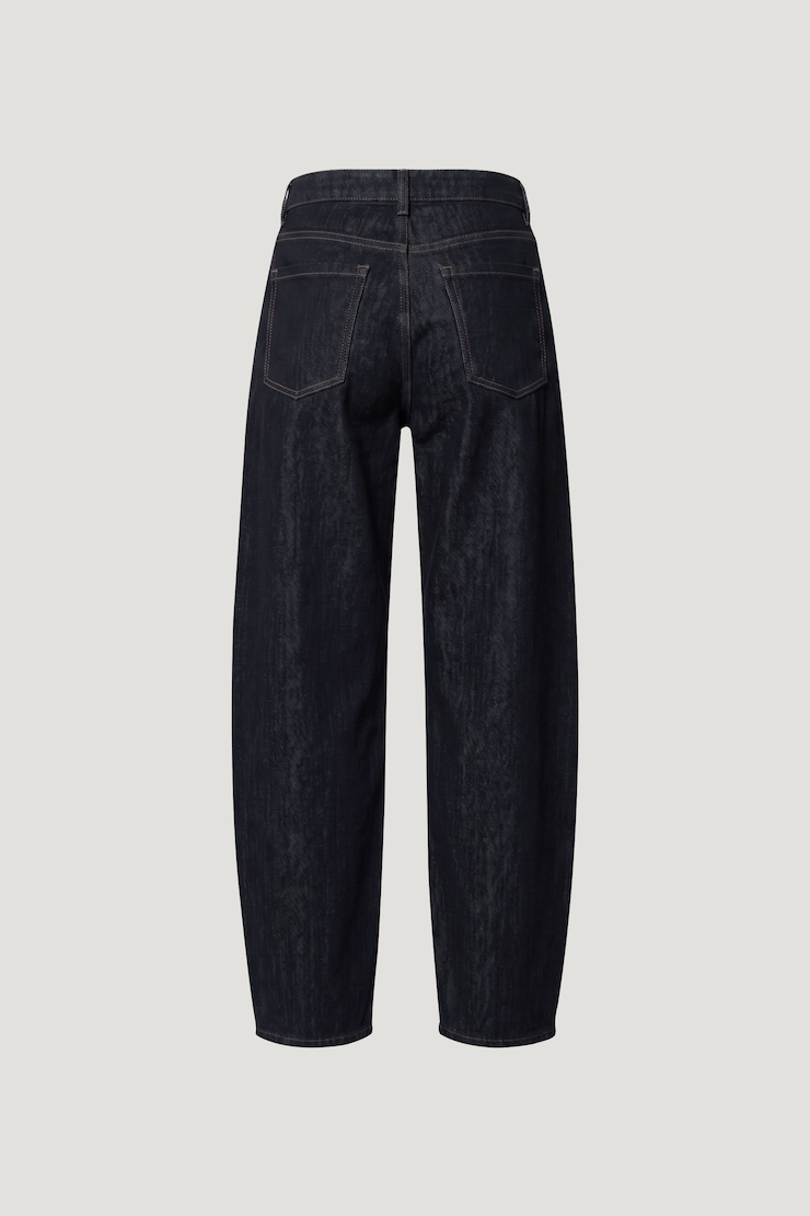Kennedy High Rise Barrel Leg Jeans Dark Indigo / Rinse large