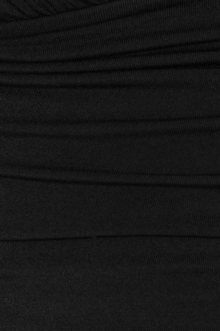 Haut à ouverture plongeante et attache arrière, Noir encre, large