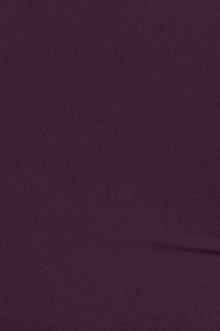 Sleek Plunge Longsleeve Top, Wild Berry Maroon, large