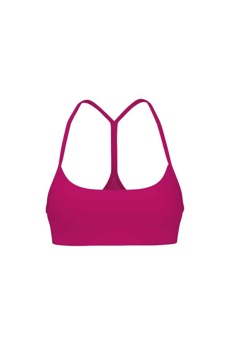 Active Y-Back Bra, Raspberry Cheeks Pink, large