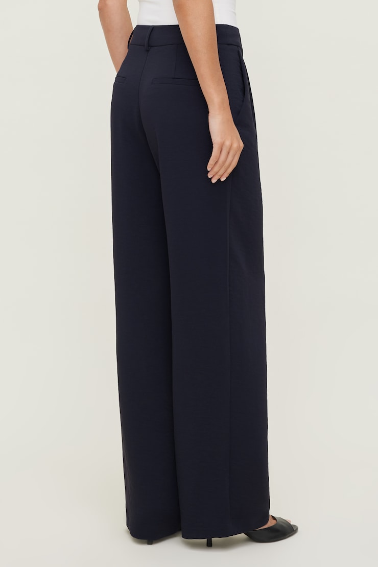 Pantalon fluide à jambe large Alex Marine puits profond large