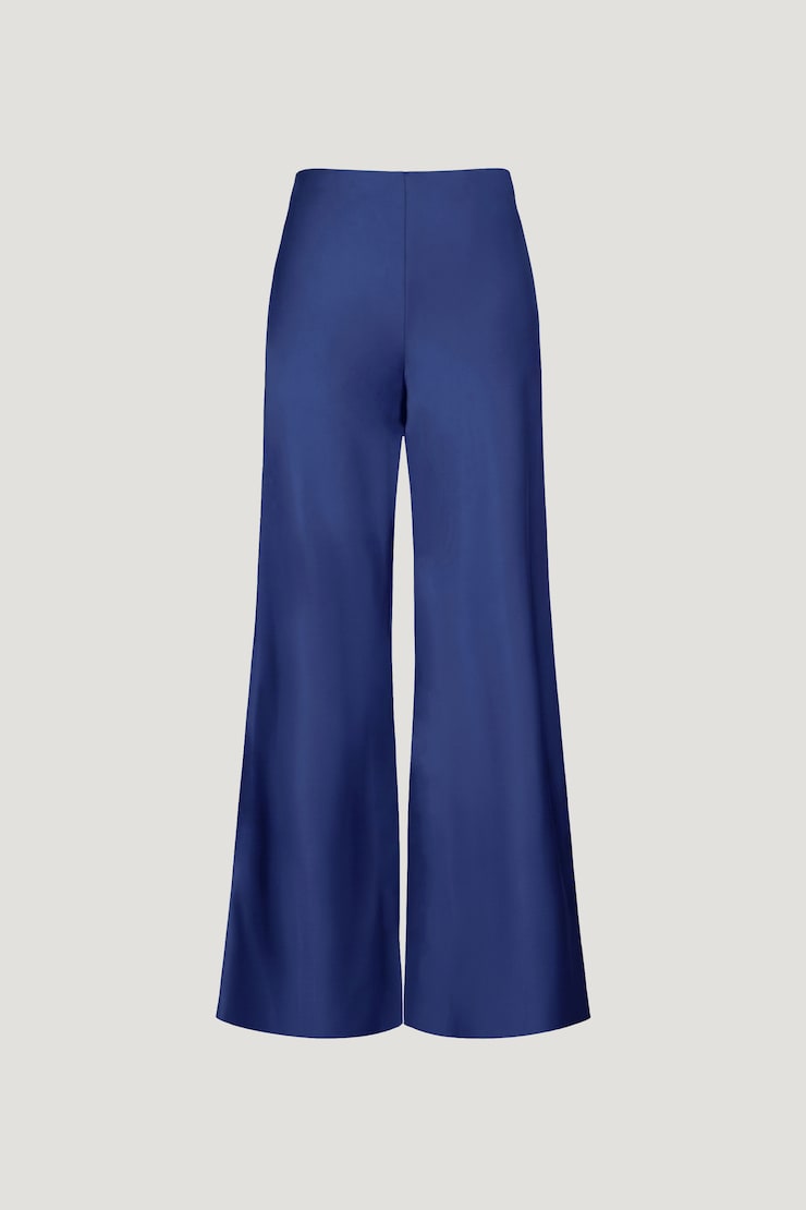 Pantalon en satin à jambe large Izzy