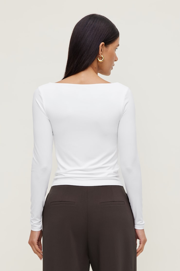 Nola Sculpt Long Sleeve Top