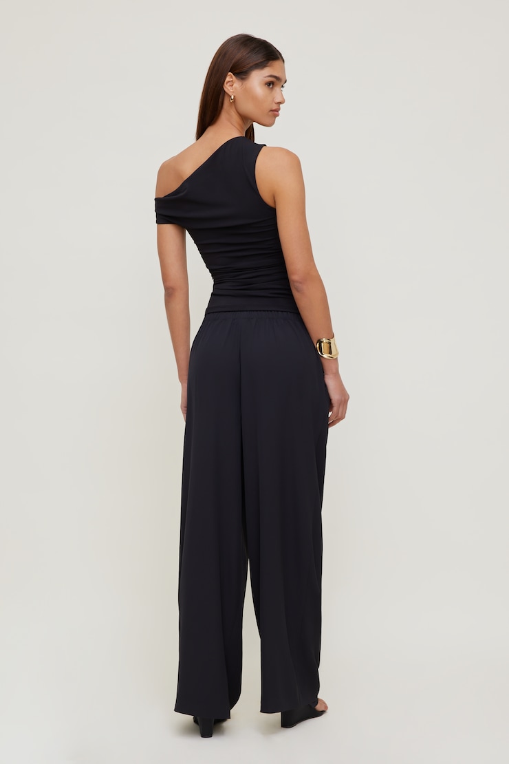 Palazzo Pants Jet Black large