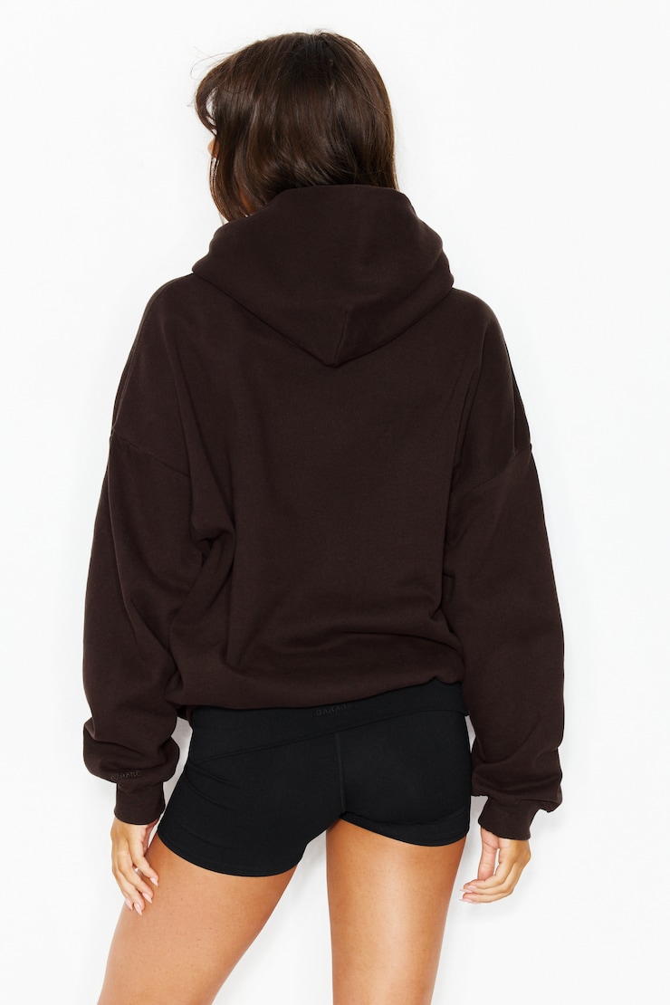 UltraFleece Hoodie, Chocolate Mousse Brown, large