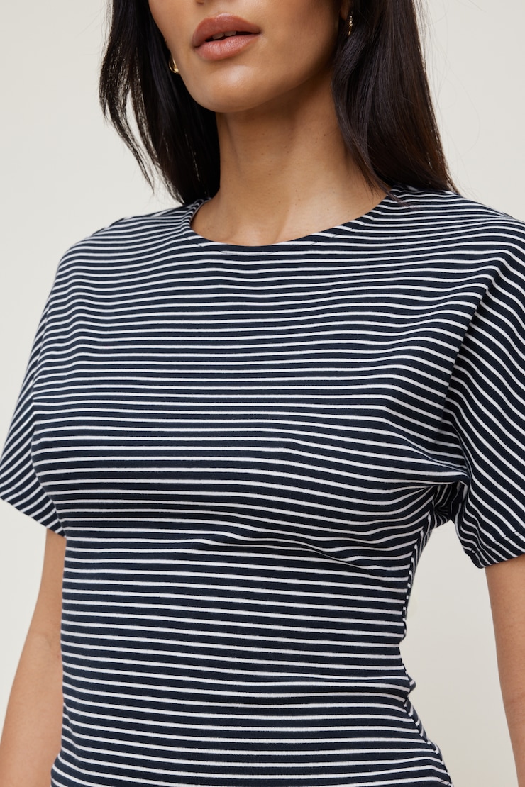 Andrea Striped Cotton T Shirt
