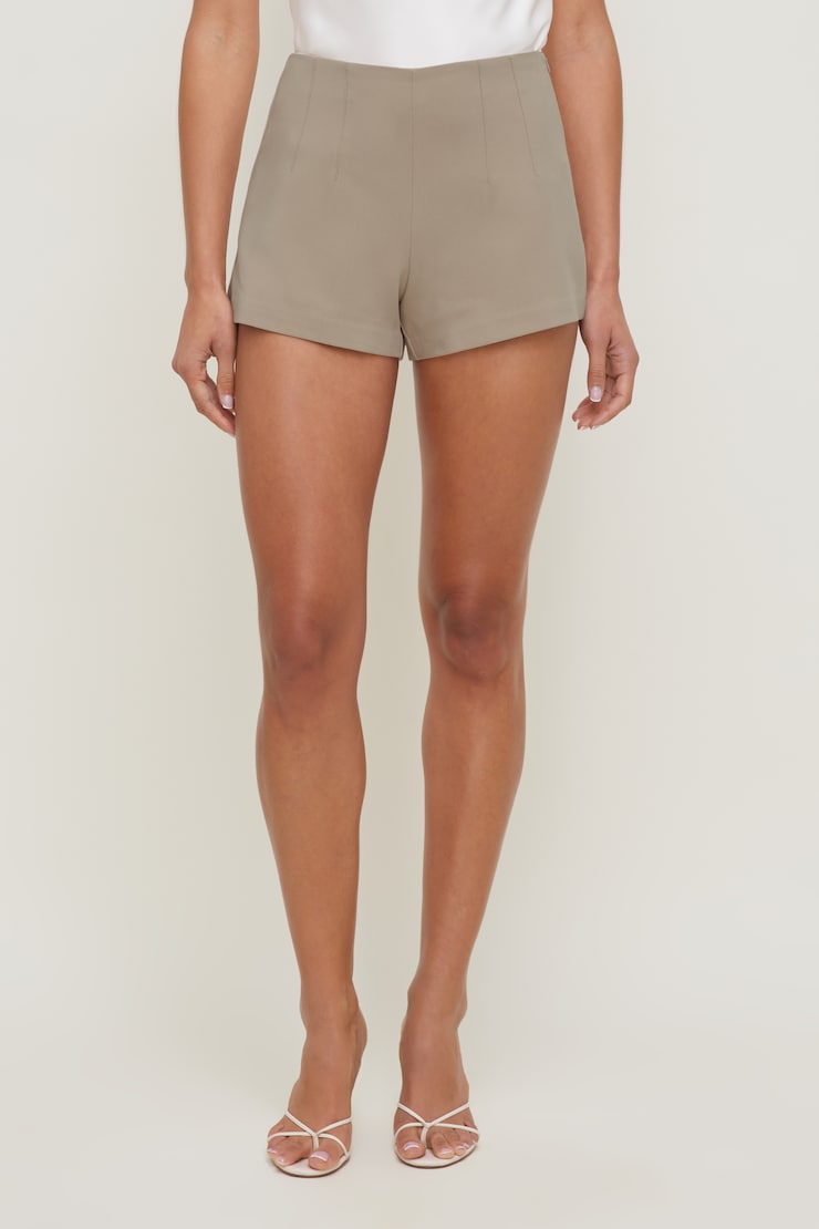 Ultra High Rise Shorts Simply Taupe large