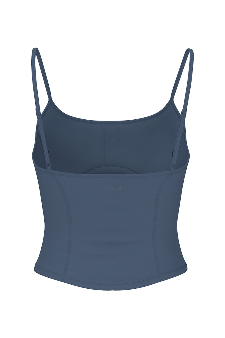 Active Underbust Cami Top, Heated Indigo, large