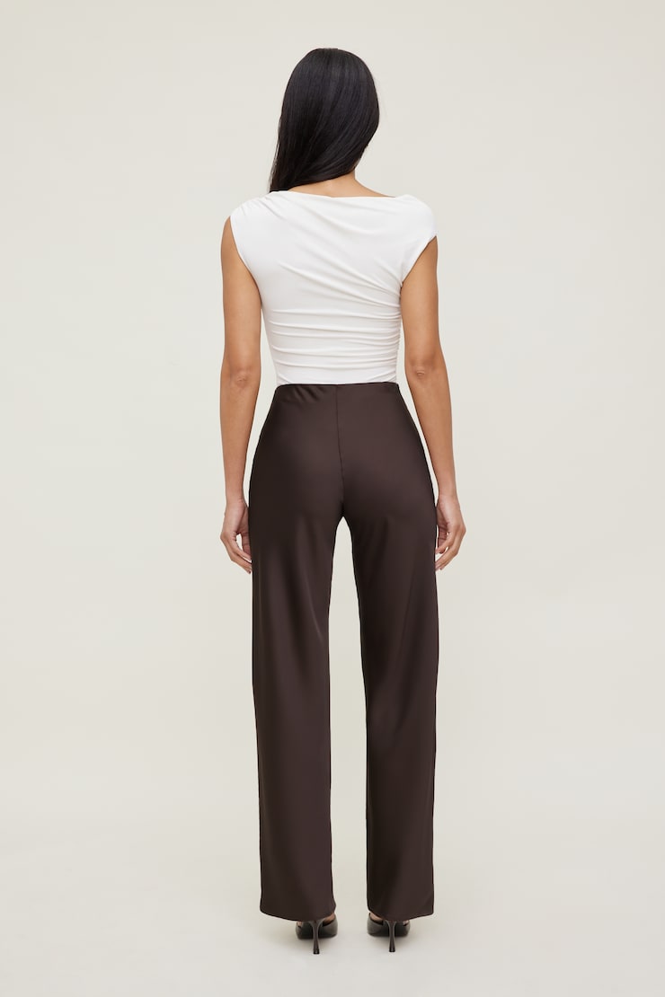 Izzy Wide Leg Satin Pants