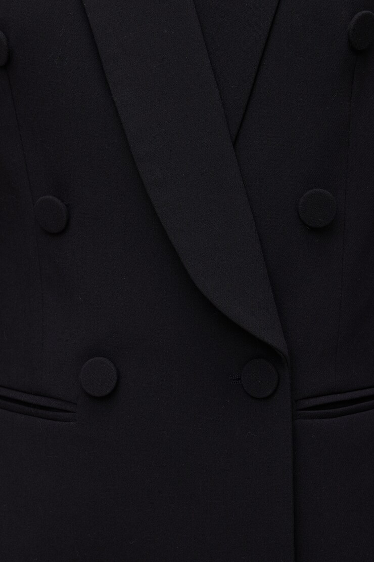 Shawl Collar Blazer Jet Black large