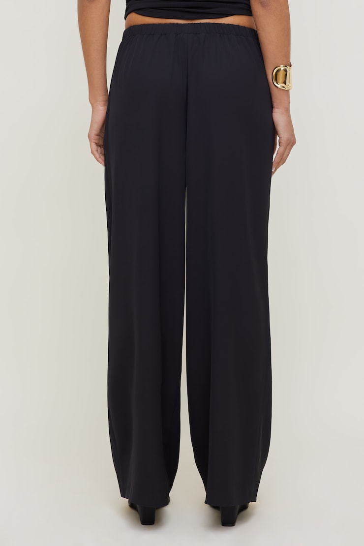 Palazzo Pants Jet Black large
