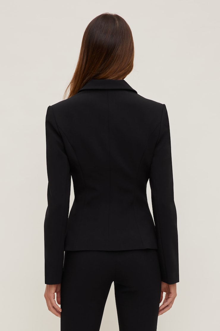 Double Zip Jacket Jet Black large