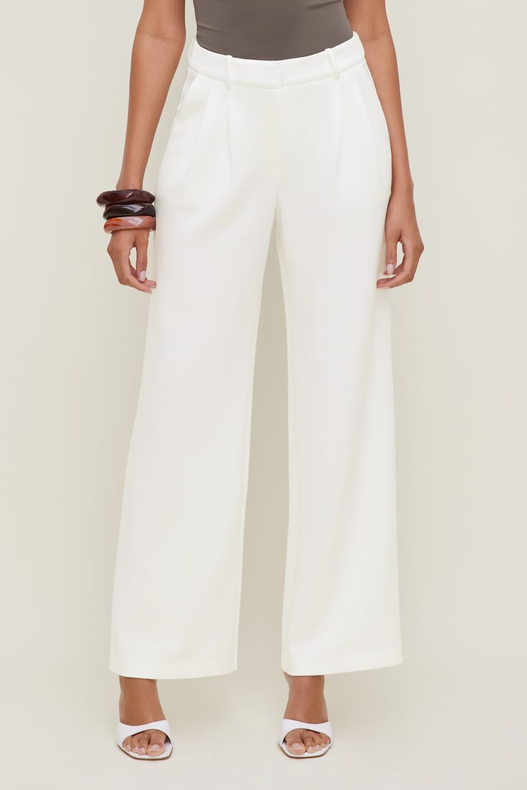 Alex Anywear Wide Leg Pants Marshmallow White large