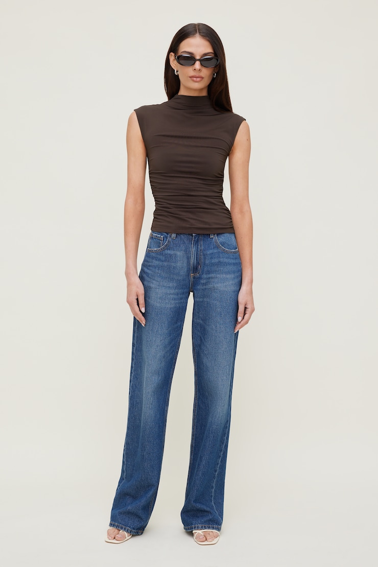 Bria Sculpt Top Java Brown large