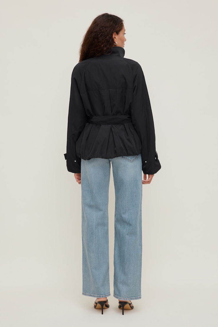 Hazel Bubble Anorak Jet Black large