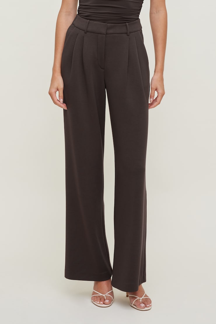 Alex Anywear Wide Leg Pants Java Brown large