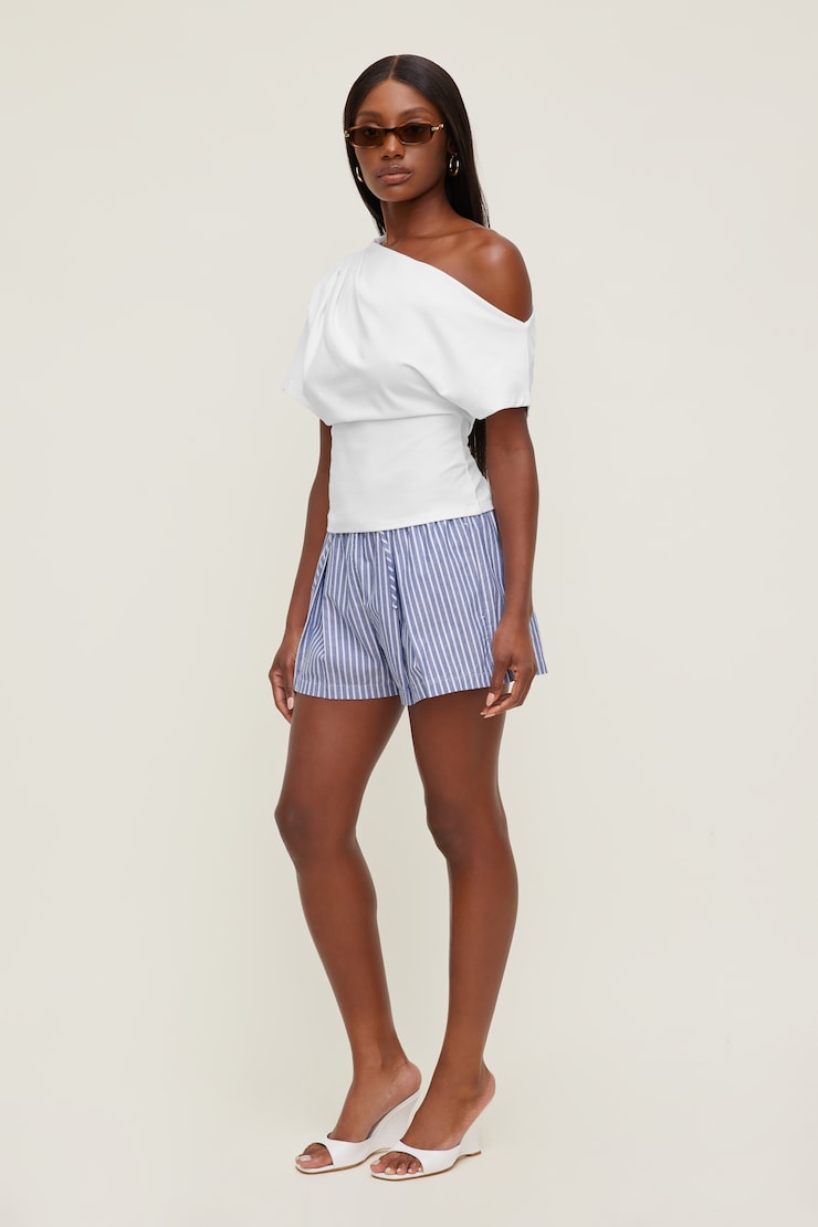 Cotton High Rise Shorts