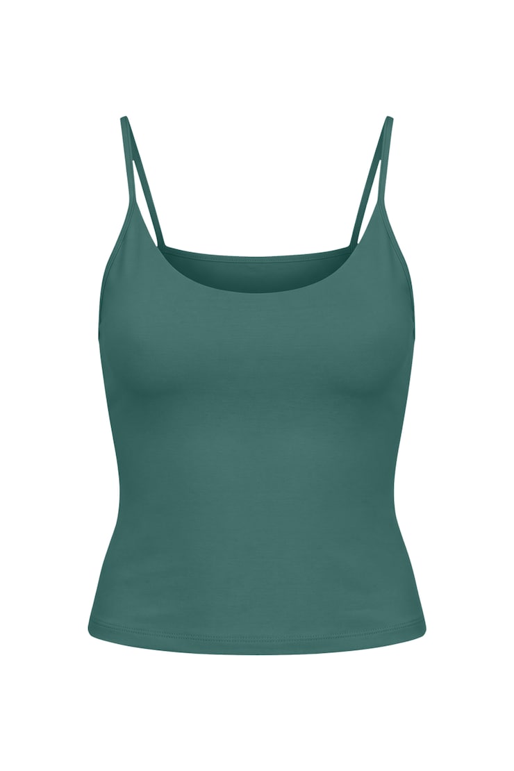 Sleek High Point Cami Top, Teal Temptation, large