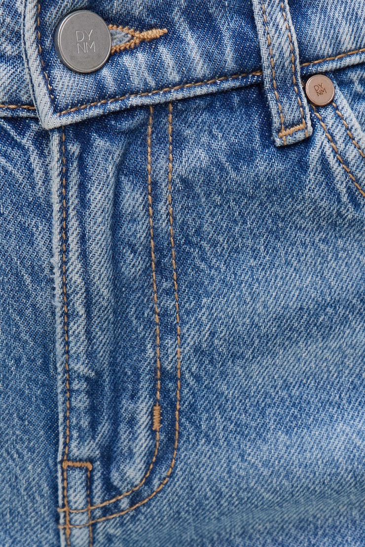 Mid Rise Slim Cigarette Leg Jeans Medium Light Indigo / Miles Away large