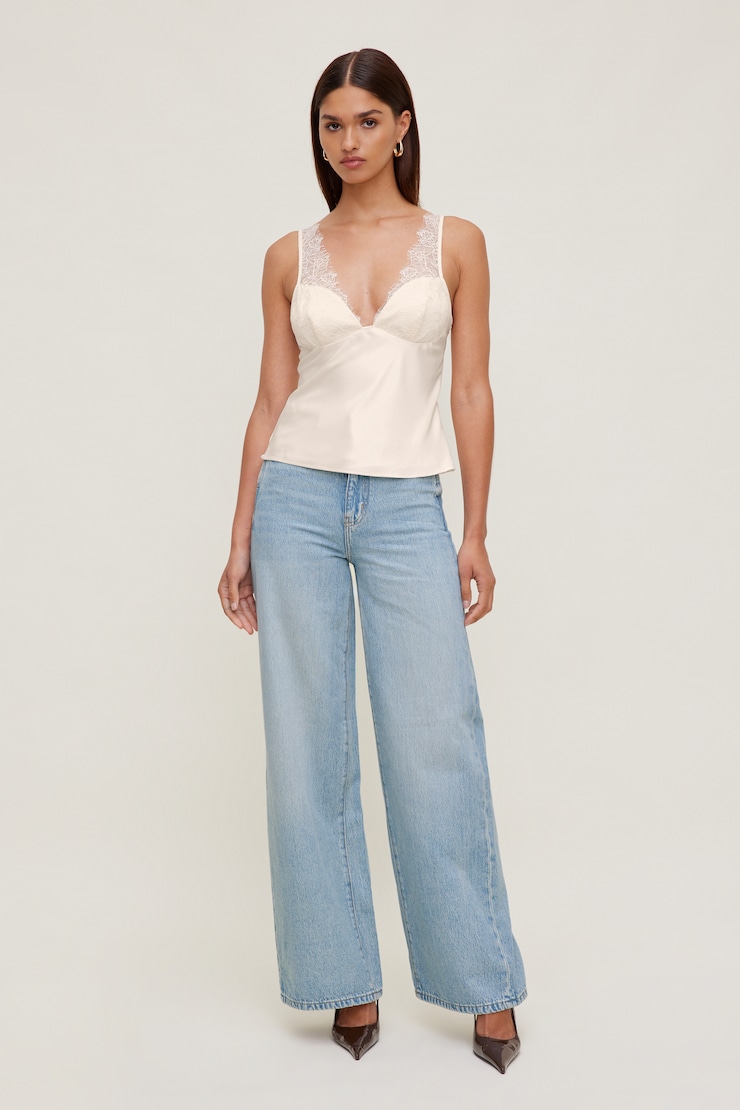 Harlow Ultra High Rise Wide Leg Jeans