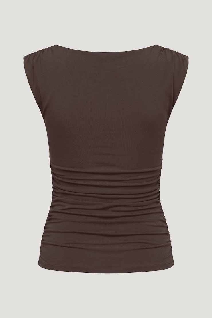 Sculpt Plunge Tank Top