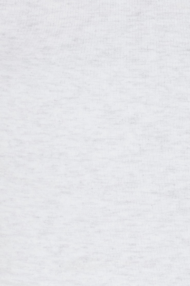 SuperSoft Crewneck Cropped T-Shirt, Spring Grey Mix, large