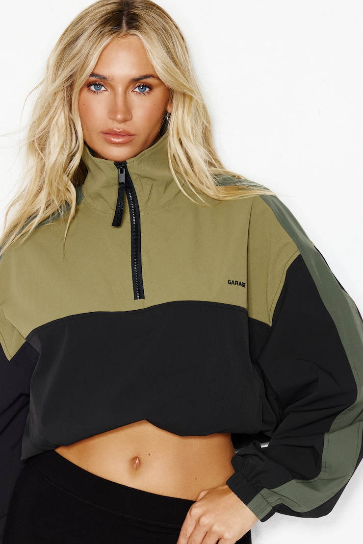 Nylon Anorak Jacket