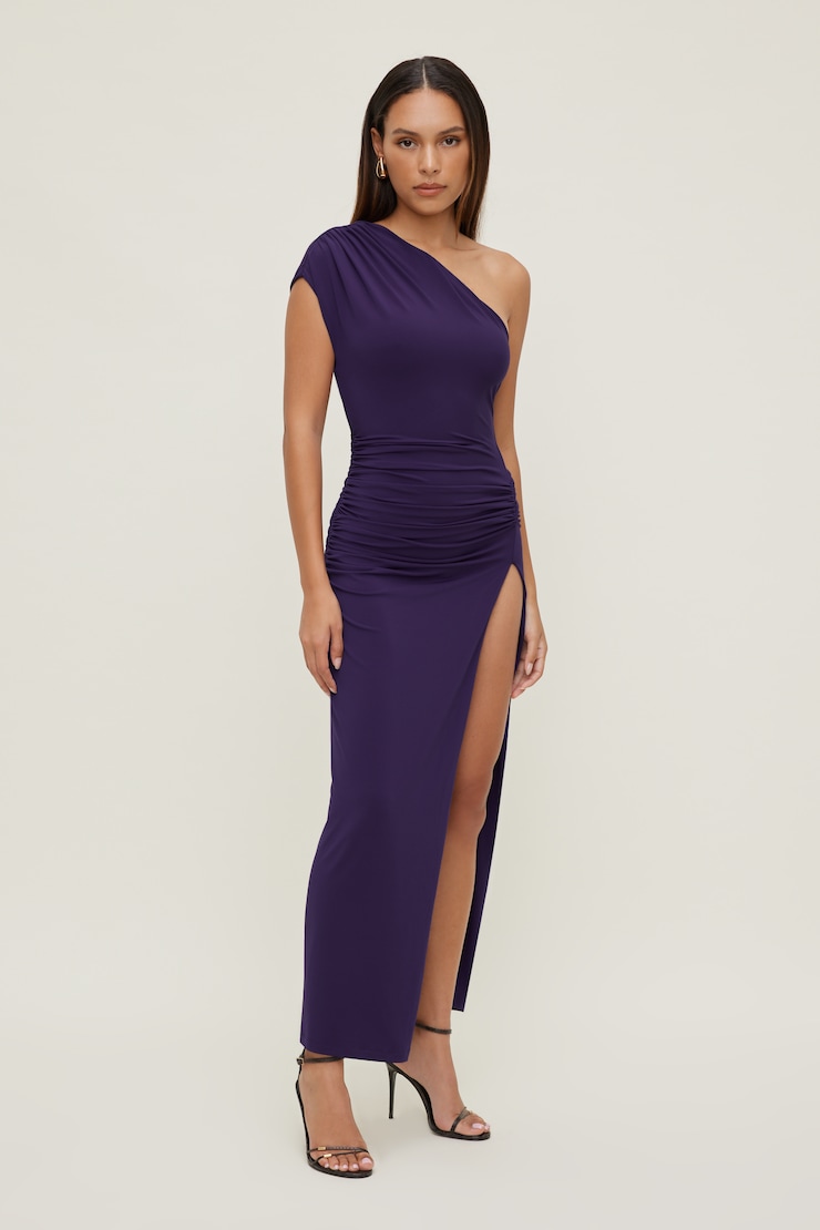 Sculpt Slit Maxi Dress Parachute Purple large