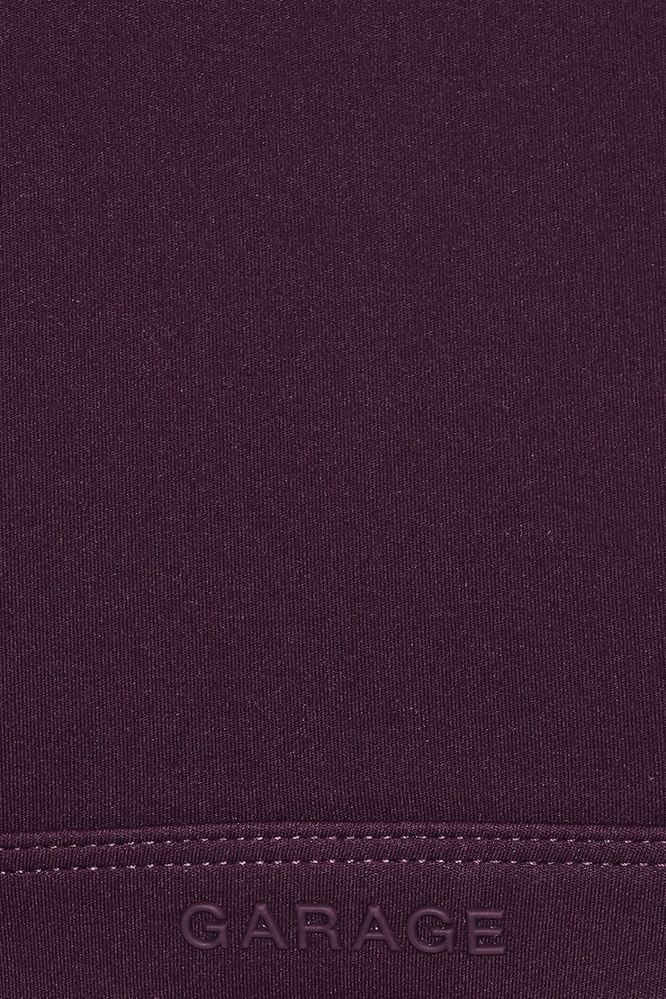 Active Plunge Long Sleeve Top, Wild Berry Maroon, large