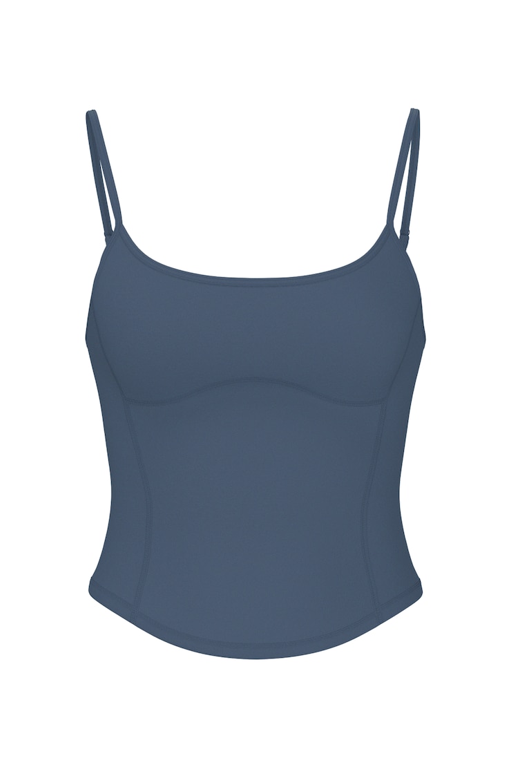 Active Underbust Cami Top, Heated Indigo, large