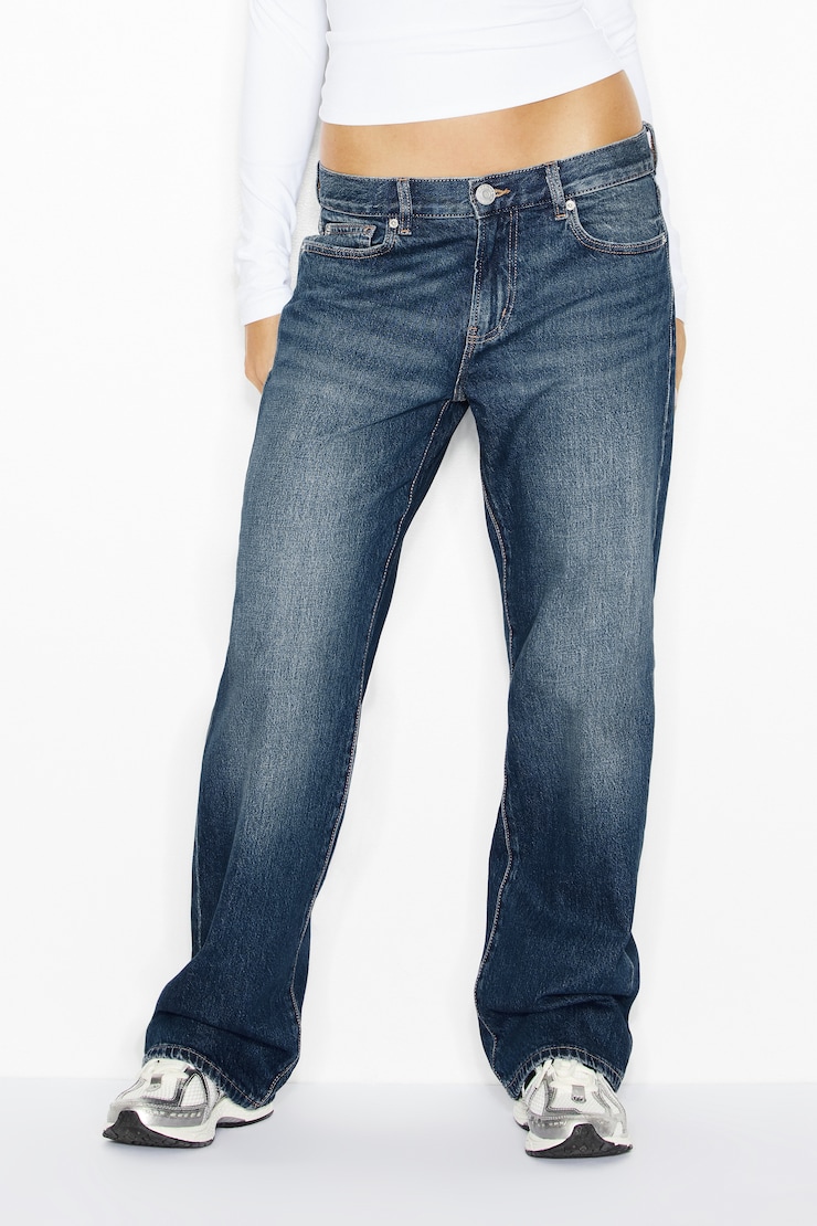 Low Rise Cheeky Jeans, Mars Blue, large