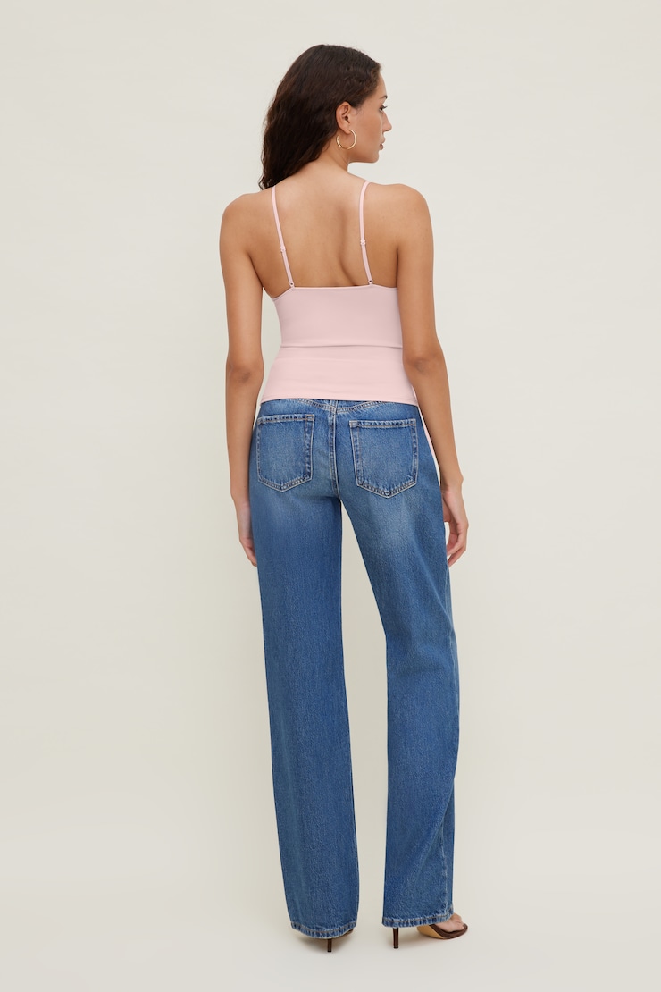 Mindi Padded Bustier Top Pale Lilac Pink large