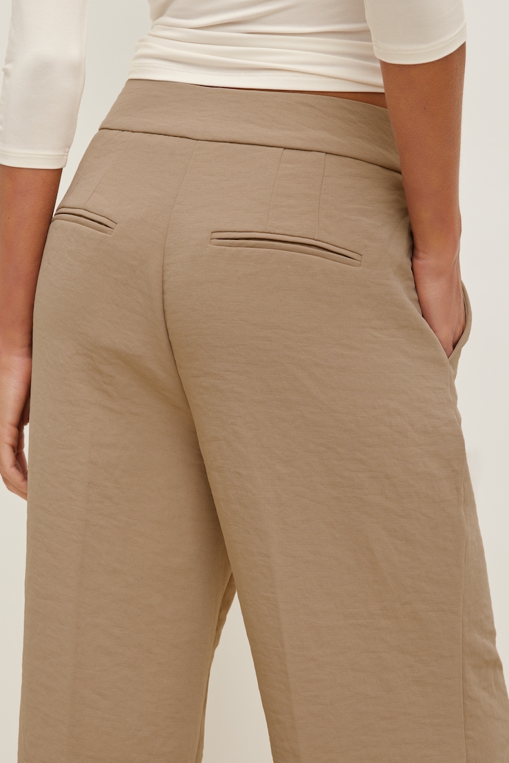 Yasmin Airflow Straight Leg Pants Taupe Mix large